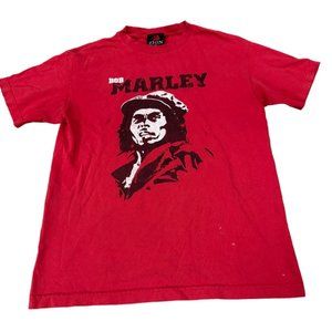 DISTRESSED Bob Marley Vintage Zion Rootswear Shirt SIZE MEDIUM‎ | E2